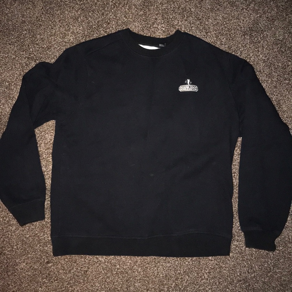 Blavk Crewneck Sweatshirt